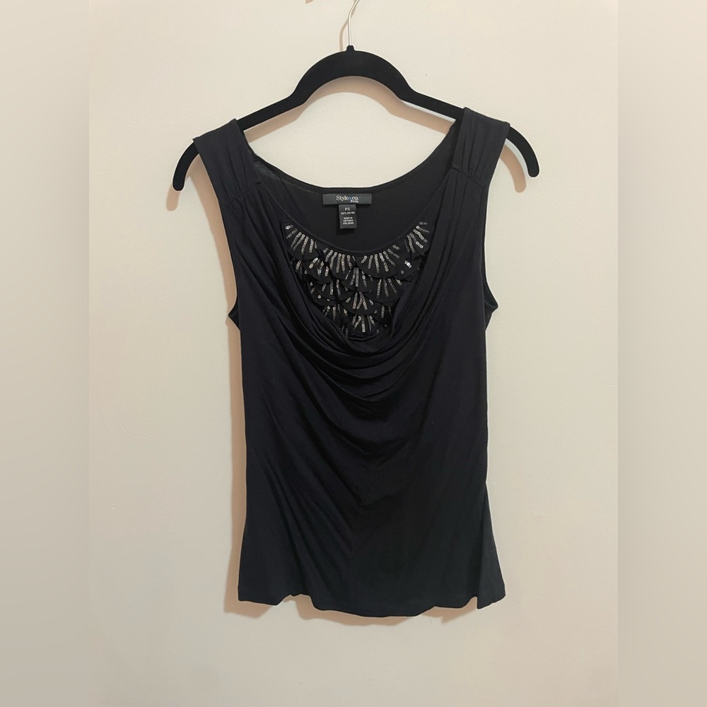 size small style&co blouse